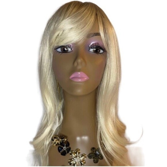 Synthetic Blonde Wig - Picture 3 of 8